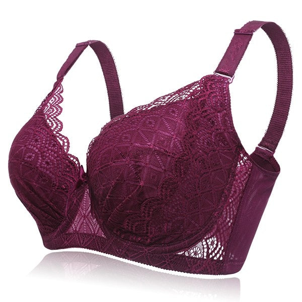 Sexy Push Up Minimizer Lace Busty Bras