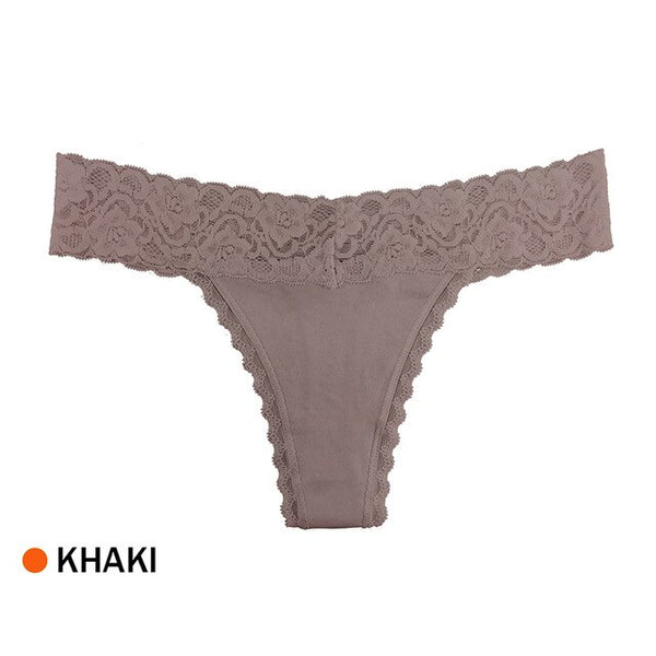Comfort Women's Cotton G-String Thong Panties