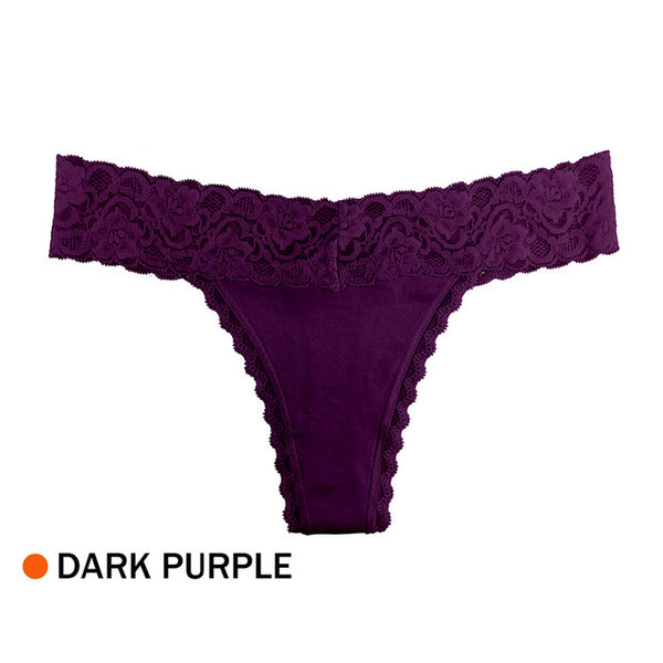 Comfort Women's Cotton G-String Thong Panties