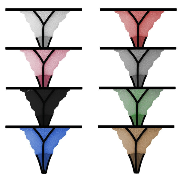 10 Pcs/lot Sexy Lace Cotton Women G-String