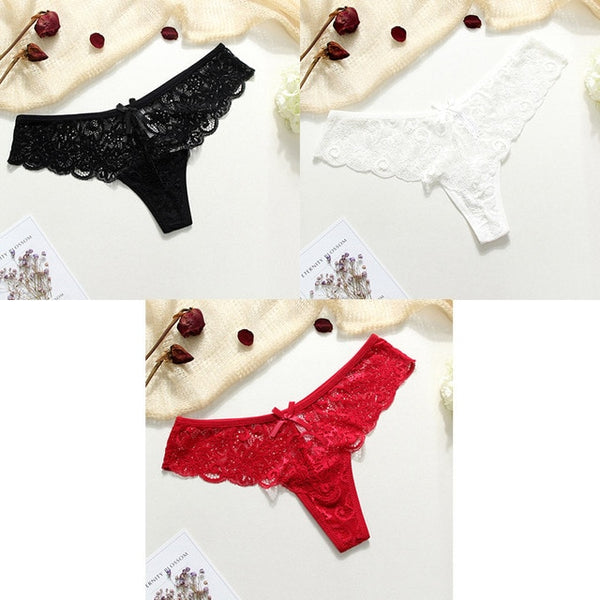 3 Pcs  Sexy G-string Panties Women