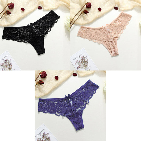 3 Pcs  Sexy G-string Panties Women