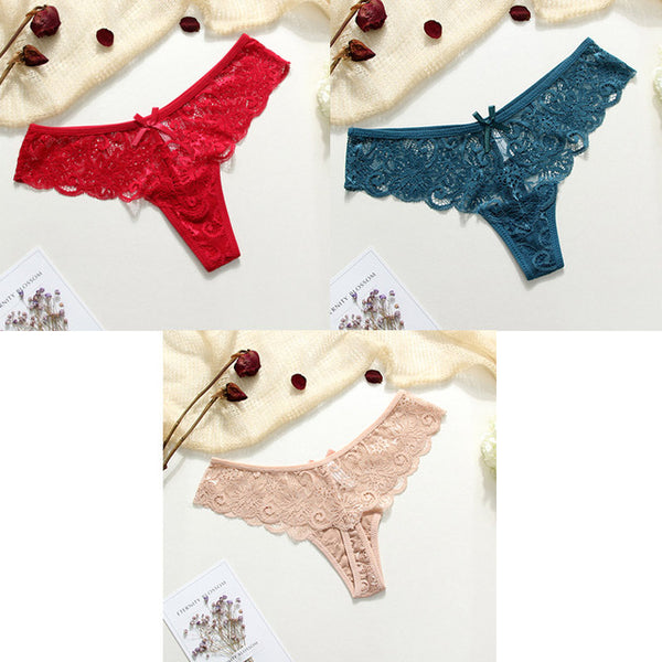 3 Pcs  Sexy G-string Panties Women