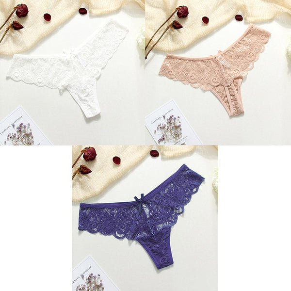 3 Pcs  Sexy G-string Panties Women