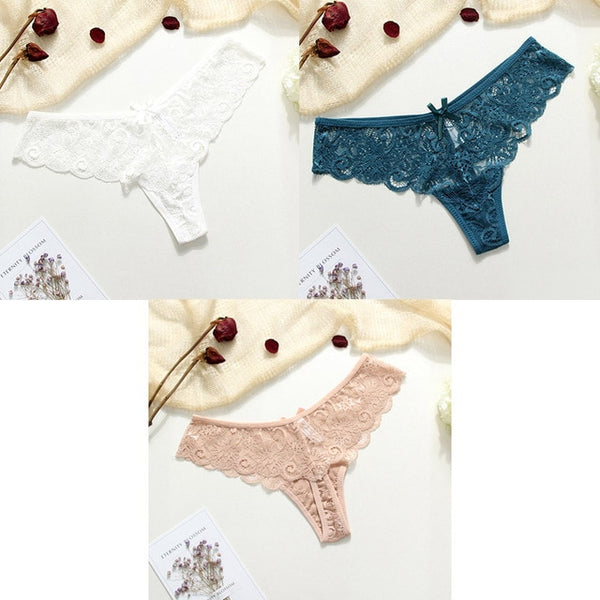 3 Pcs  Sexy G-string Panties Women