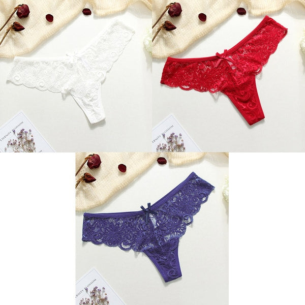 3 Pcs  Sexy G-string Panties Women