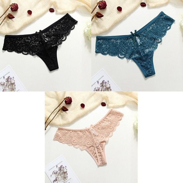 3 Pcs  Sexy G-string Panties Women