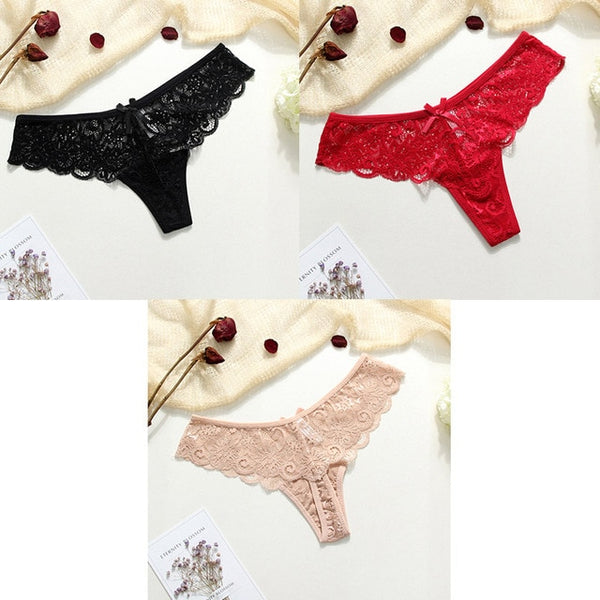 3 Pcs  Sexy G-string Panties Women