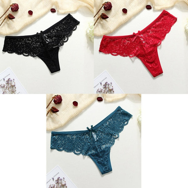3 Pcs  Sexy G-string Panties Women
