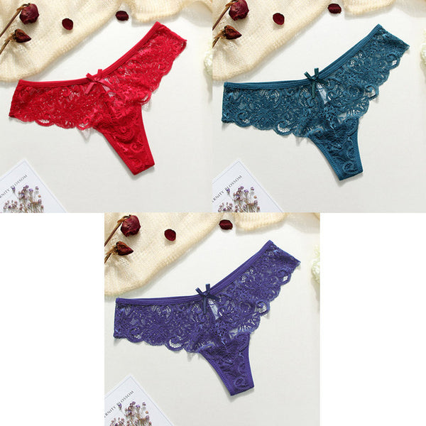 3 Pcs  Sexy G-string Panties Women