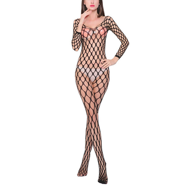 Black Fishnet Body Stocking