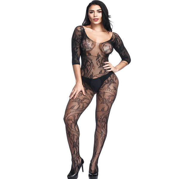 Black Fishnet Body Stocking